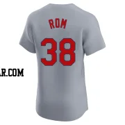 Drew Rom Men's St. Louis Cardinals Gray Elite Road Jersey