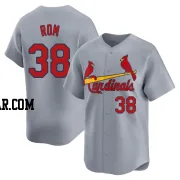 Drew Rom Men's St. Louis Cardinals Gray Limited Away Jersey