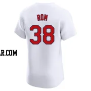 Drew Rom Men's St. Louis Cardinals White Elite Home Jersey