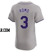 Drew Romo Men's Colorado Rockies Gray Elite Road Jersey