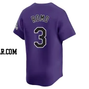 Drew Romo Men's Colorado Rockies Purple Limited Alternate Jersey