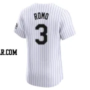 Drew Romo Men's Colorado Rockies White Elite Home Jersey