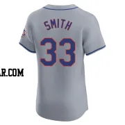 Drew Smith Men's New York Mets Gray Elite Road Jersey