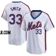 Drew Smith Men's New York Mets White Limited Cooperstown Collection Jersey