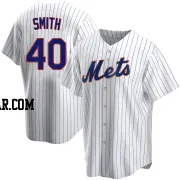 Drew Smith Men's New York Mets White Replica Home Jersey