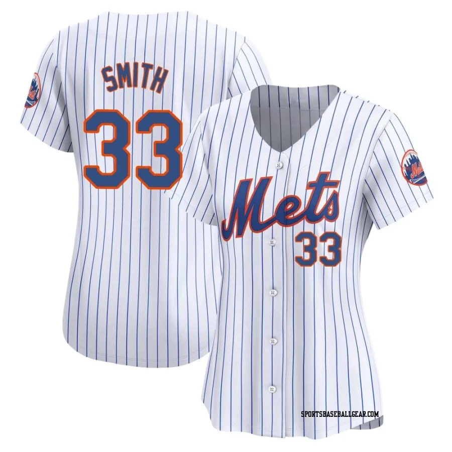 Drew Smith Women's New York Mets White Limited Home Jersey