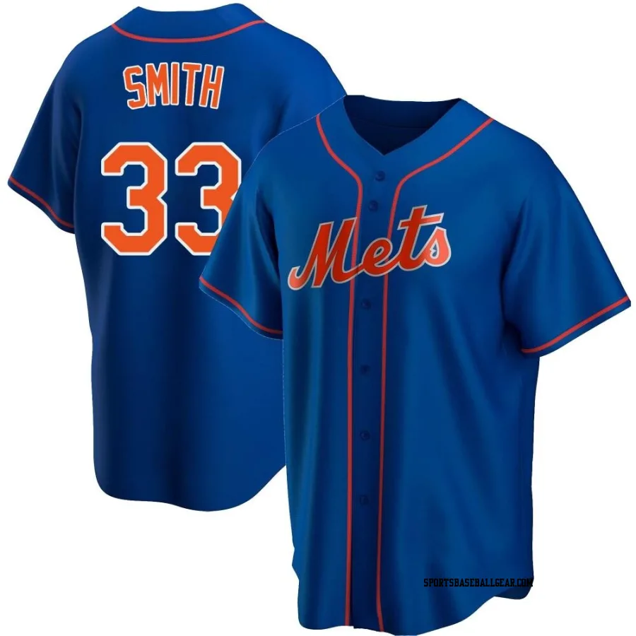 Drew Smith Youth New York Mets Royal Replica Alternate Jersey