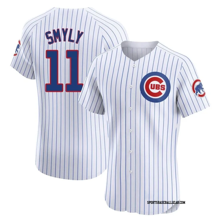 Drew Smyly Men's Chicago Cubs White Elite Home Jersey