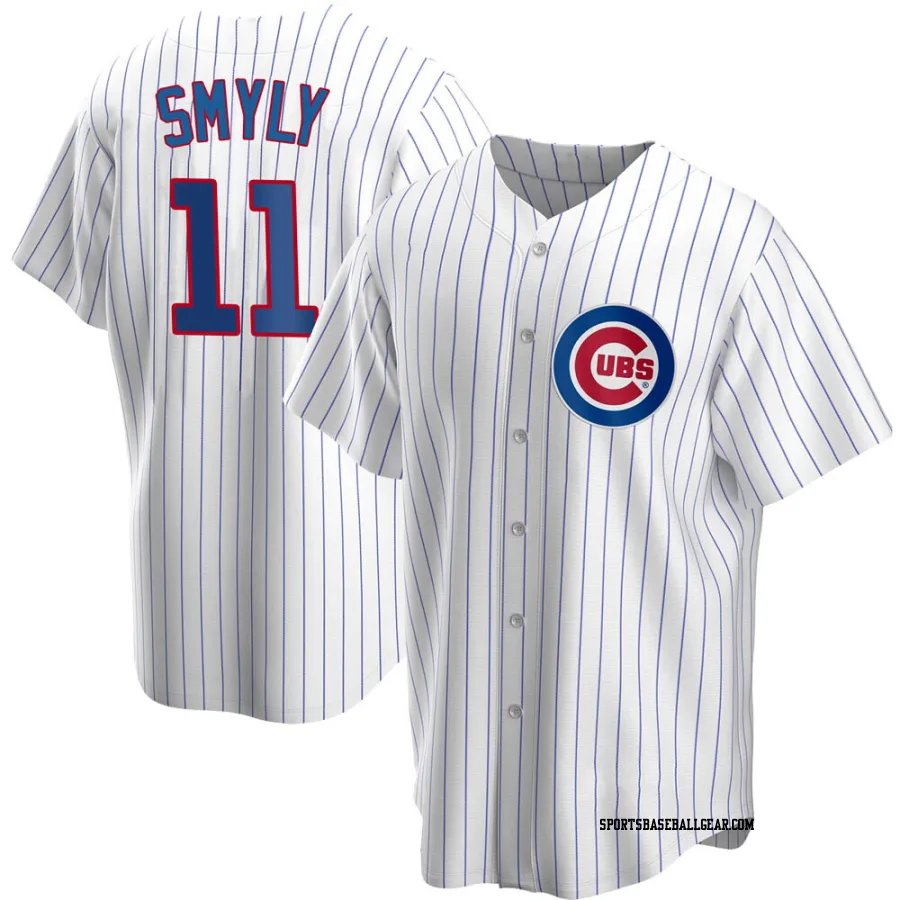 Drew Smyly Men's Chicago Cubs White Replica Home Jersey