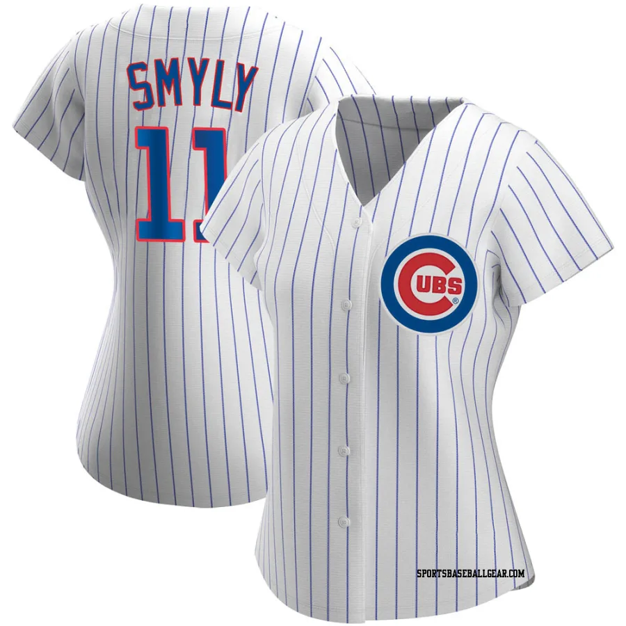 Drew Smyly Women's Chicago Cubs White Replica Home Jersey