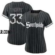 Drew Thorpe Women's Chicago White Sox Black Authentic 2021 City Connect Jersey