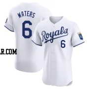 Drew Waters Men's Kansas City Royals White Elite Home Jersey