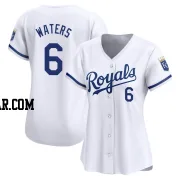 Drew Waters Women's Kansas City Royals White Limited Home Jersey