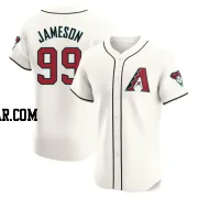 Drey Jameson Men's Arizona Diamondbacks Cream Elite Home Jersey