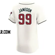 Drey Jameson Men's Arizona Diamondbacks Cream Elite Home Jersey