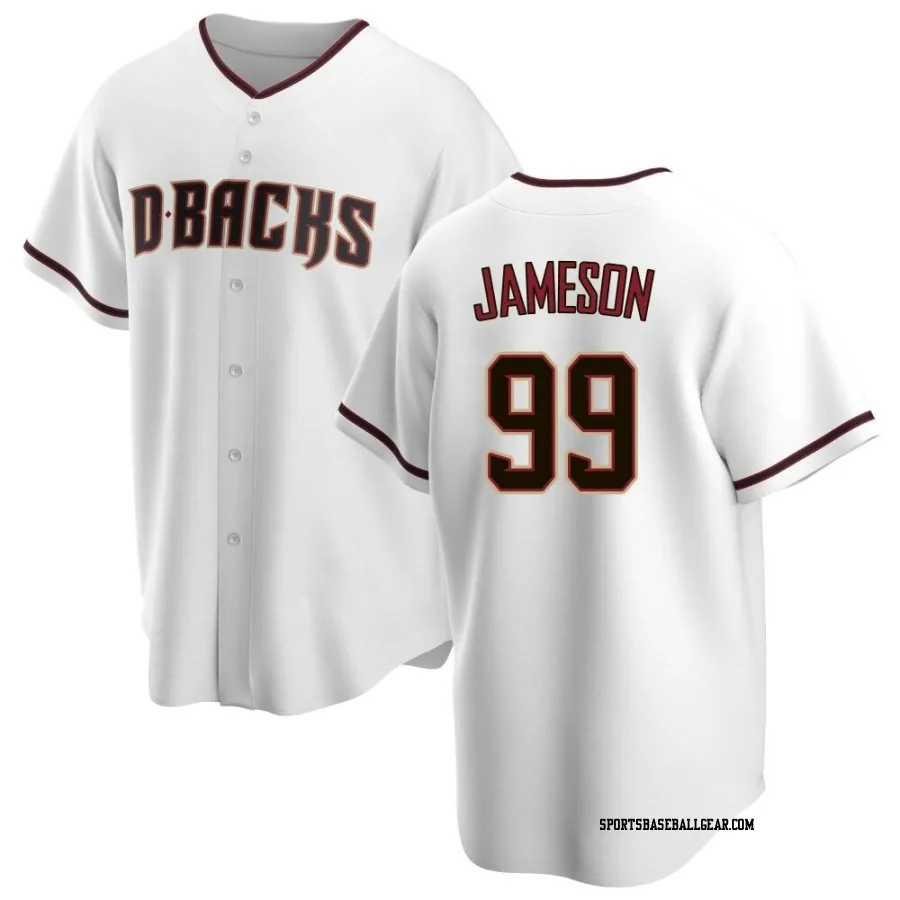 Drey Jameson Youth Arizona Diamondbacks White Replica Home Jersey