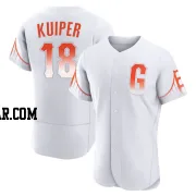 Duane Kuiper Men's San Francisco Giants White Authentic 2021 City Connect Jersey