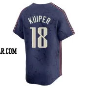 Duane Kuiper Youth Cleveland Guardians Navy Limited 2024 City Connect Jersey