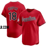 Duane Kuiper Youth Cleveland Guardians Red Limited Alternate Jersey