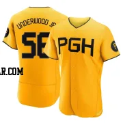 Duane Underwood Jr. Men's Pittsburgh Pirates Gold Authentic 2023 City Connect Jersey