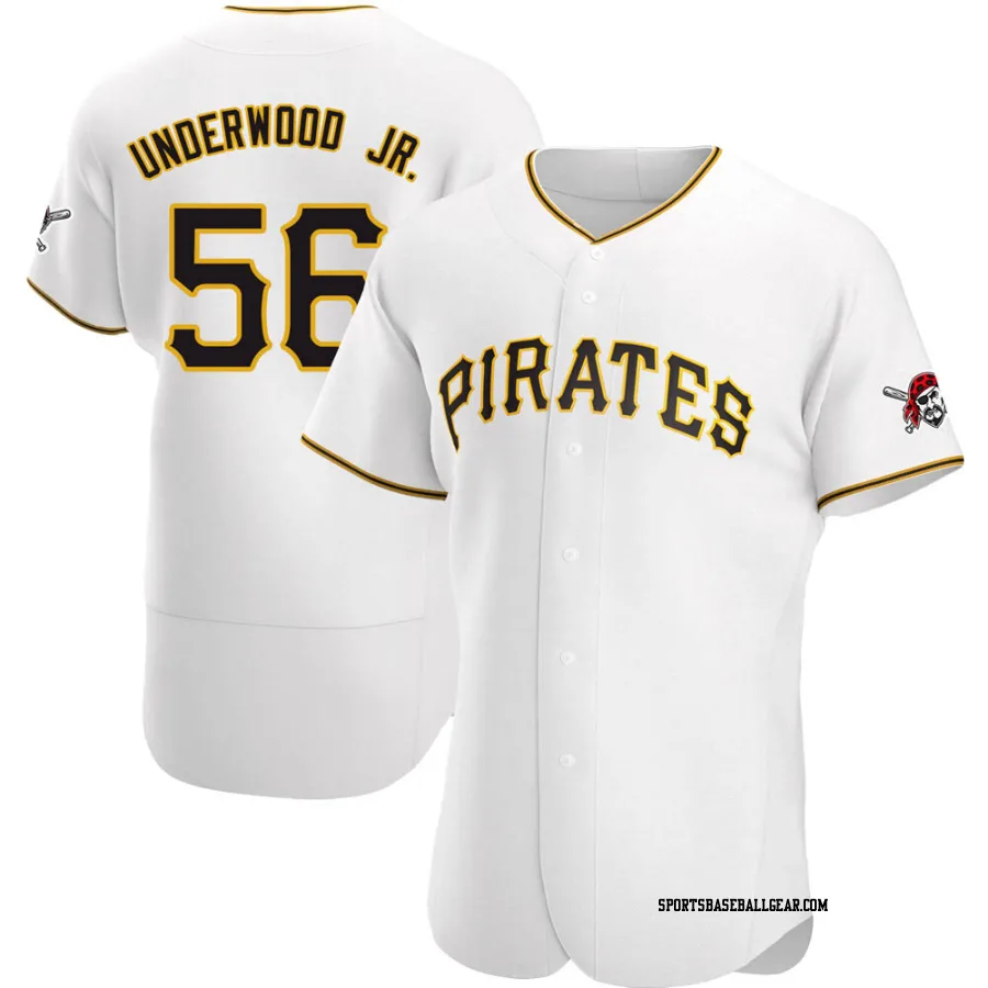 Duane Underwood Jr. Men's Pittsburgh Pirates White Authentic Home Jersey