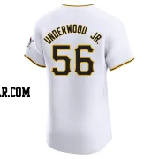 Duane Underwood Jr. Men's Pittsburgh Pirates White Elite Home Jersey