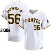 Duane Underwood Jr. Men's Pittsburgh Pirates White Limited Home Jersey