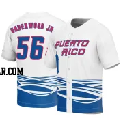 Duane Underwood Jr. Men's Puerto Rico Baseball White Replica 2023 World Baseball Classic Jersey