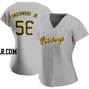 Duane Underwood Jr. Women's Pittsburgh Pirates Gray Authentic Road Jersey