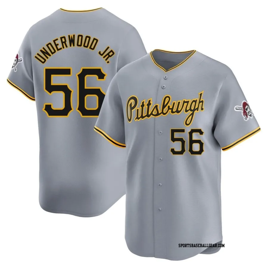 Duane Underwood Jr. Youth Pittsburgh Pirates Gray Limited Away Jersey