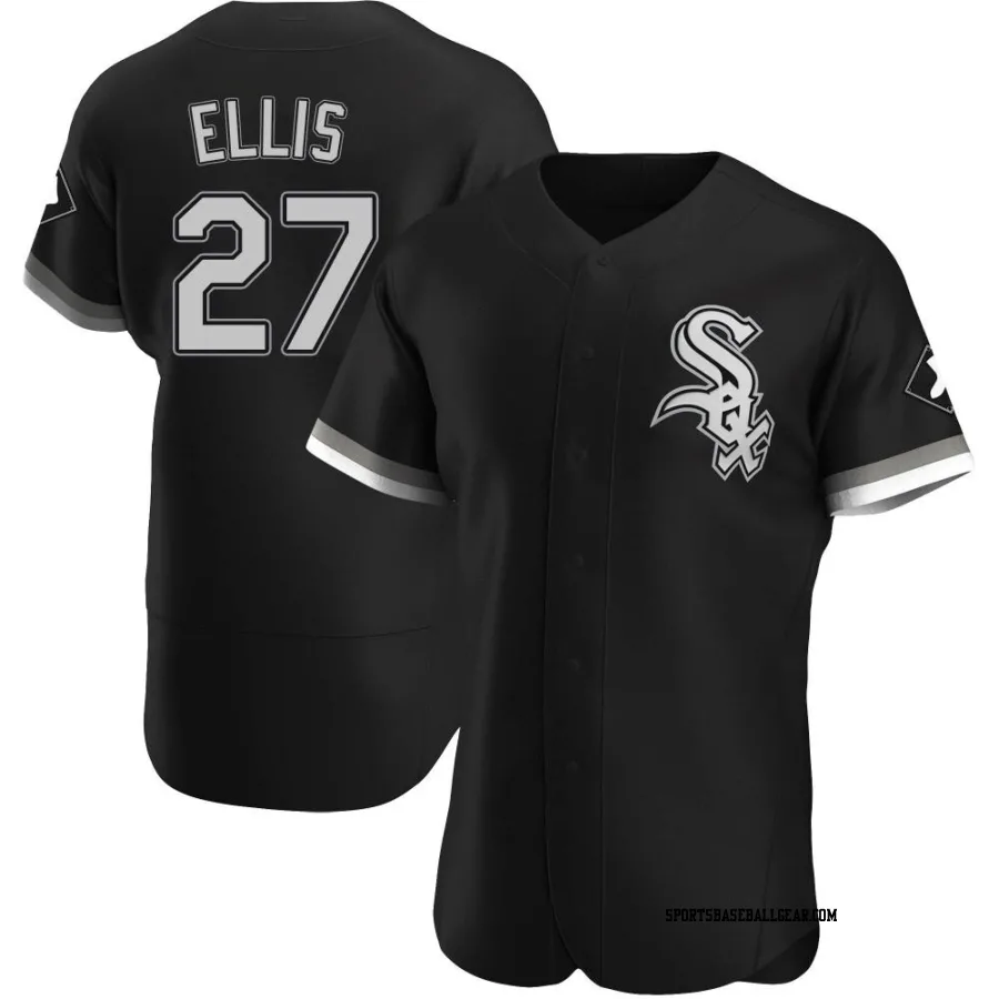 Duke Ellis Men's Chicago White Sox Black Authentic Alternate Jersey