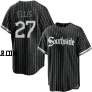 Duke Ellis Men's Chicago White Sox Black Replica 2021 City Connect Jersey