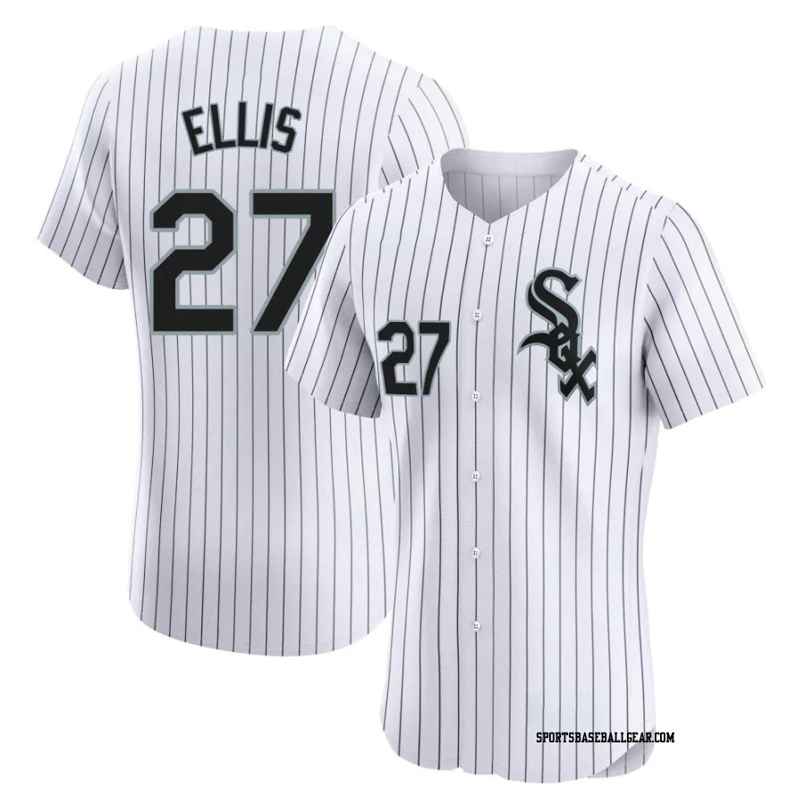 Duke Ellis Men's Chicago White Sox White Elite Home Jersey