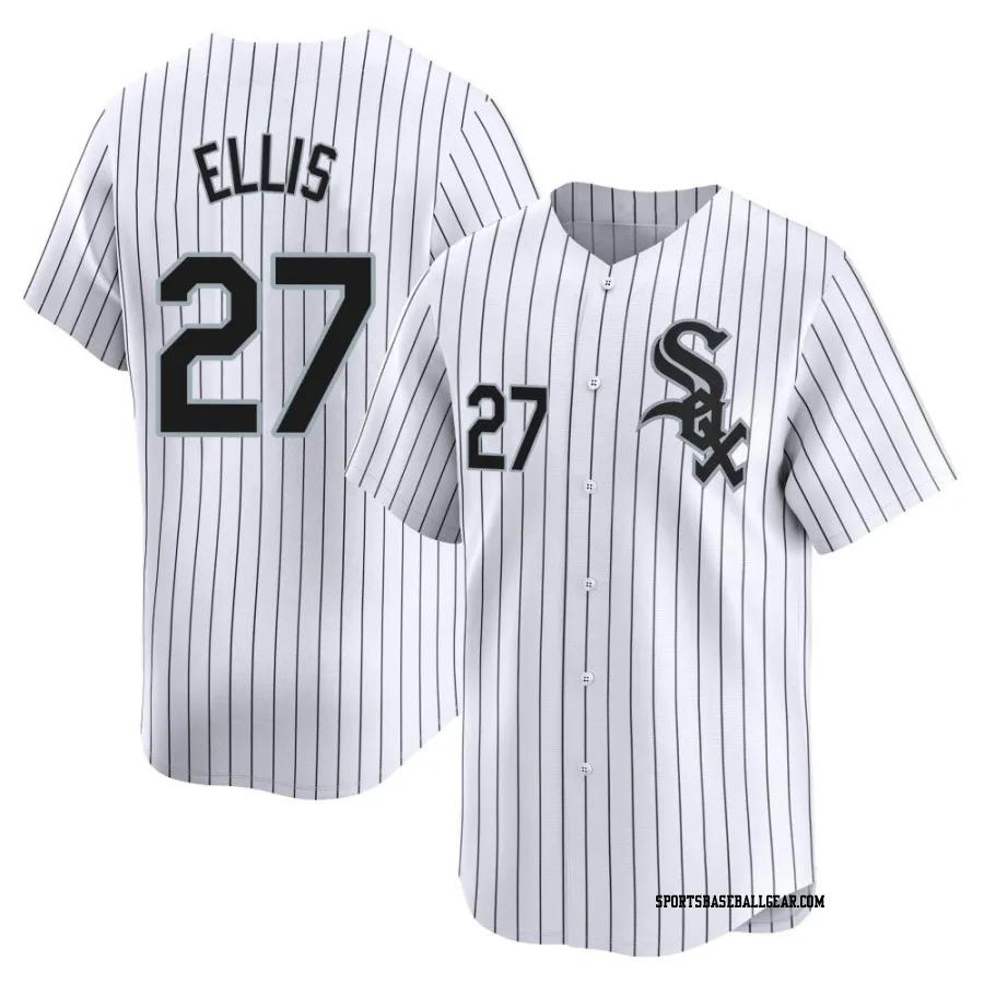 Duke Ellis Men's Chicago White Sox White Limited Home Jersey