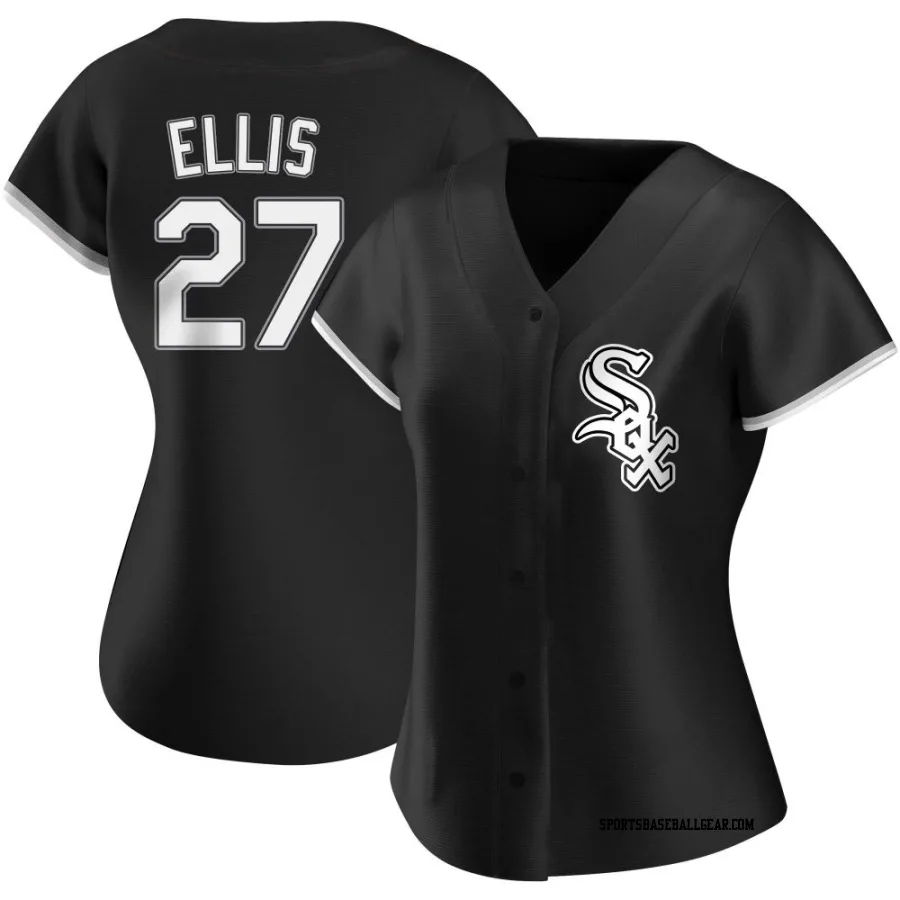 Duke Ellis Women's Chicago White Sox Black Authentic Alternate Jersey