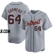 Dustin Garneau Men's Detroit Tigers Gray Limited Road Jersey