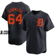 Dustin Garneau Men's Detroit Tigers Navy Limited Alternate Jersey