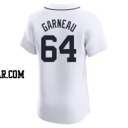 Dustin Garneau Men's Detroit Tigers White Elite Home Jersey