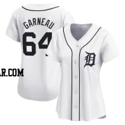 Dustin Garneau Women's Detroit Tigers White Limited Home Jersey