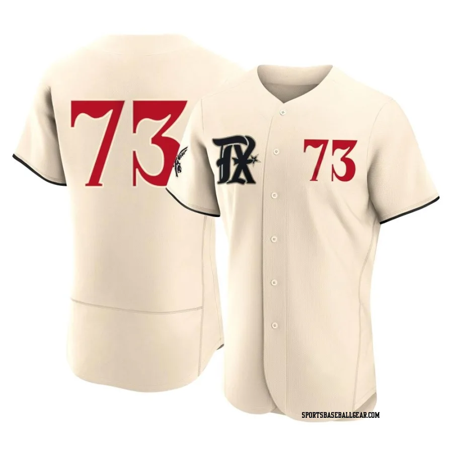 Dustin Harris Men's Texas Rangers Cream Authentic 2023 City Connect Jersey