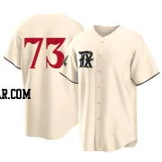 Dustin Harris Men's Texas Rangers Cream Replica 2023 City Connect Jersey