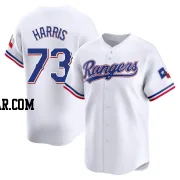 Dustin Harris Men's Texas Rangers White Limited Home Jersey