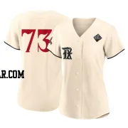 Dustin Harris Women's Texas Rangers Cream Replica 2023 City Connect 2023 World Series Jersey