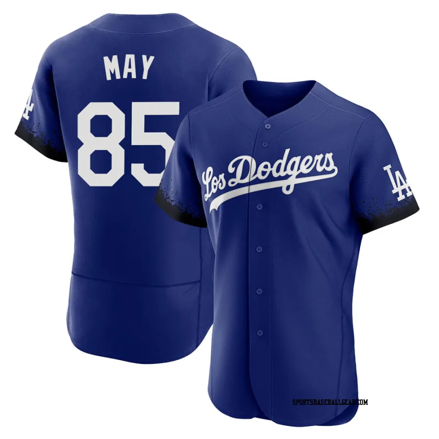 Dustin May Men's Los Angeles Dodgers Royal Authentic 2021 City Connect Jersey