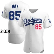 Dustin May Men's Los Angeles Dodgers White Authentic Home Jersey