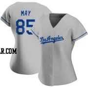 Dustin May Women's Los Angeles Dodgers Gray Replica Road Jersey