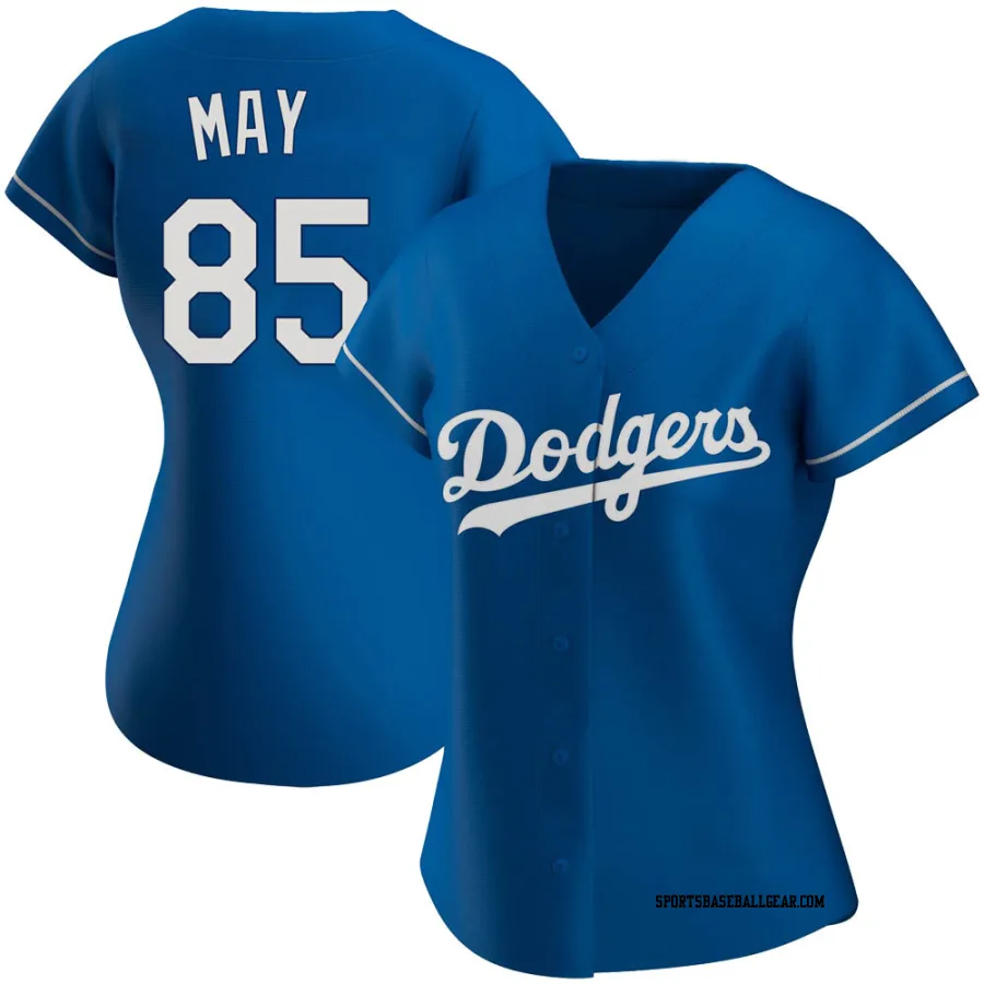 Dustin May Women's Los Angeles Dodgers Royal Authentic Alternate Jersey