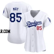 Dustin May Women's Los Angeles Dodgers White Limited Home Jersey