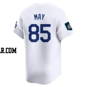 Dustin May Youth Los Angeles Dodgers White Limited 2024 World Tour Seoul Series Home Jersey