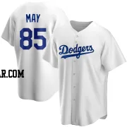 Dustin May Youth Los Angeles Dodgers White Replica Home Jersey